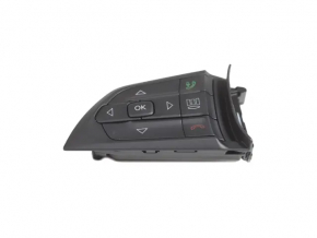 Left steering wheel control buttons for Jeep Grand Cherokee WL 21-25 black