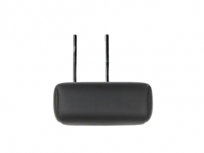 Rear center headrest Jeep Cherokee KL 19-23 black leather, dented