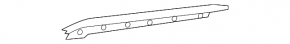 Front bumper trim under headlight left Honda Accord 18-20