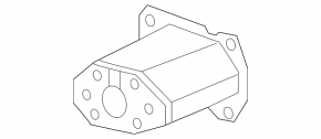Front bumper reinforcement fang right Acura ILX 13-15 prerest