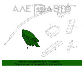 Airbag in steering wheel driver Mercedes GLA 16-20