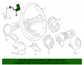 Right steering wheel paddle shifters Mercedes X167 GLS 24-26