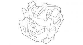 Front left door lock Ford Fiesta 11-19