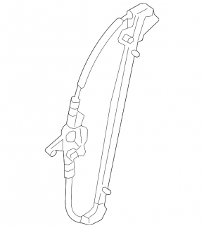 Window lifter with motor rear right Mazda 3 14-18 BM