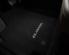 Set of floor mats Hyundai Elantra 21 - black cloth