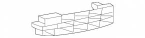 Rear bumper mount, outer right, Mazda CX-70 25-26