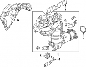 Mazda CX-90 24-26 PHEV Exhaust Manifold Guard