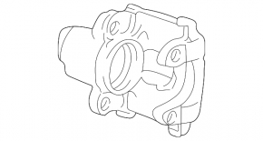 Rear right brake caliper for BMW X3 E83 03-10
