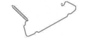 Right trunk lid actuator BMW 5 F10 11-16