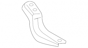 Lexus LX570 08-21 Central Right Step Sill Bracket