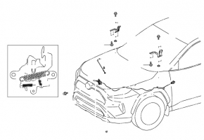 Toyota Rav4 19- Hood Support Stick