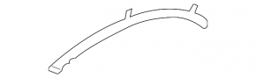 Front left fender arch lining bracket for VW Tiguan 09-18 SEL