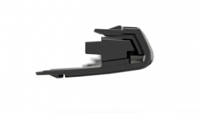 Front bumper lower trim upper Jeep Cherokee KL 14-18 Trailhawk graphite