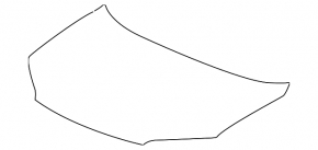 Honda Pilot 16-22 bare hood