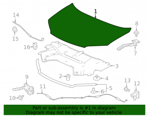 Honda Pilot 16-22 bare hood