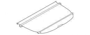 Subaru Outback 10-14 trunk curtain