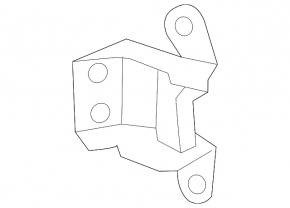 Upper rear right door hinge for Honda Passport 19-25