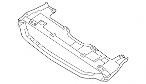 Front bumper protection Nissan Altima 13-15 prerest