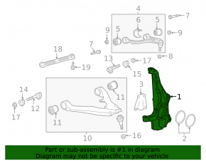 Front left axle shaft for Cadillac Escalade 21-25