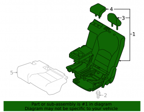 Rear row of seats 2 row Infiniti QX50 19-20 leather black