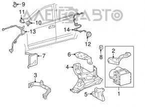 Block ECU engine computer Toyota Prius 20 04-09
