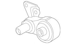 Engine mount rear Ford Fiesta 11-19 1.6