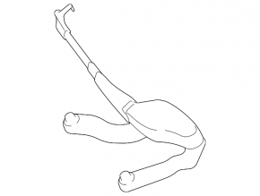 Right windshield wiper arm for Mercedes W211