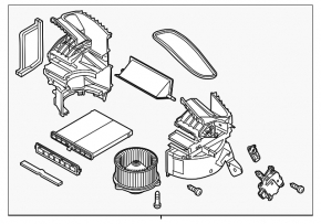 Mazda 6 14-21 rear seat heater assembly