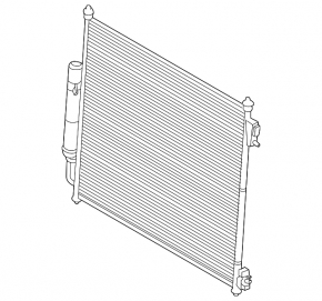 Land Rover Range Rover 13-21 3.0, 5.0 air conditioner condenser