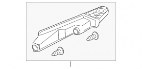 Honda Accord 13-15 front right headlight bracket (upper)