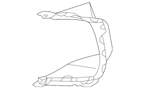 Front bumper air duct left Volkswagen ID.4 21-23