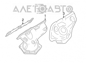 Front manifold guard for Nissan Murano z51 09-14