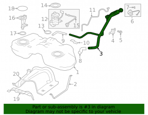 Infiniti QX50 19-25 Fuel Filler Neck