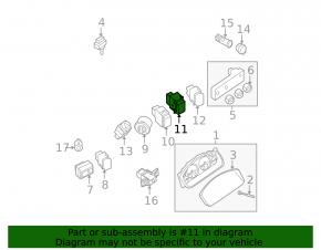 VDC Stabilization Disable Button Infiniti FX35 FX45 03-08