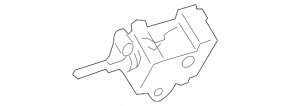 Mercedes W221 fuel filler flap lock