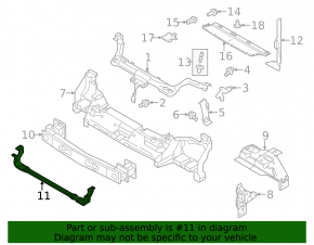Ford Transit Connect MK2 10-13 Lower TV Bar