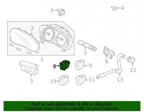 Stabilization and CMBS OFF button Acura MDX 14-20