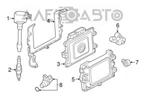 Honda Civic X FC 2.0 16-18 Engine Computer ECU