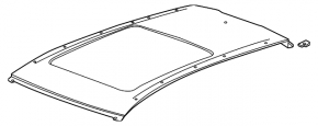 Metal roof Chevrolet Bolt EUV 22-23 without panorama
