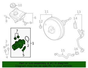 Audi Q8 19-25 Brake Master Cylinder