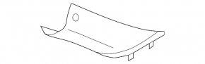 Front pillar trim upper left Mini Cooper Countryman R60 10-16 black