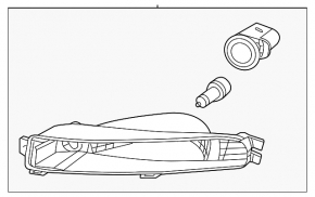 Right turn signal VW Beetle 12-16