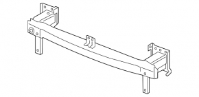 Front bumper reinforcement for VW Tiguan 09-18