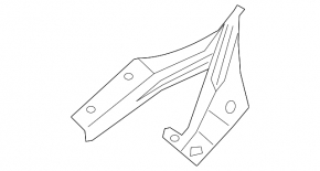 Hood hinge left Nissan Maxima A36 16-23