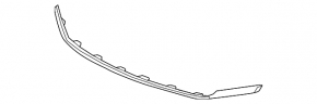 Lower grille molding Honda Accord 16-17 hybrid chrome