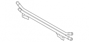 Cooling system pipes metal Audi Q5 80A 18-20 3.0T