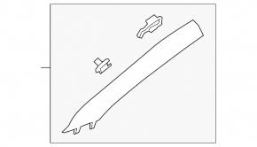 Front pillar trim left Chevrolet Impala 14-20
