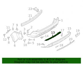 Nissan Rogue 21-24 Tailgate Foot Open Sensor Bracket