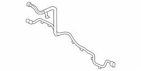 Rear left ABS sensor wire for Lexus LX570 08-21