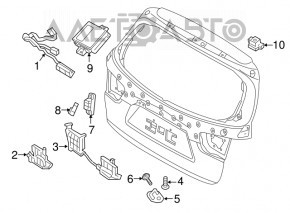Electric tailgate control unit Kia Sorento 16-19